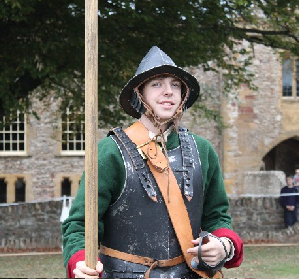 Pikeman outside the walls
