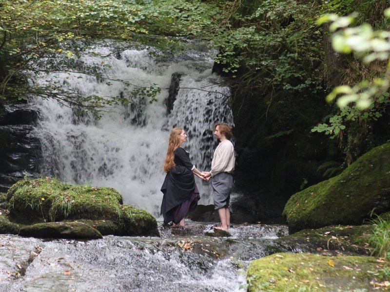 Lorna Doone – waterfall scene